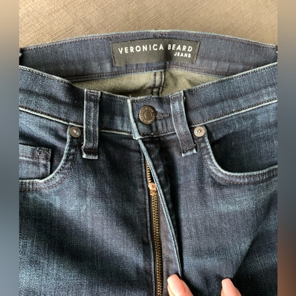 Veronica Beard 11”Carly Kick Flare Jeans size 28- altered - Picture 4 of 14